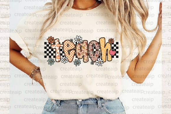 Autumn Teach PNG Preppy Fall Teacher PNG