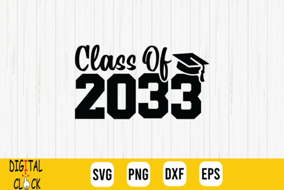 Class of 2033 Graduation Graphics T-Shirt Designs