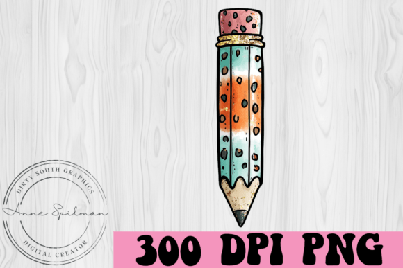 Funky School Pencil Graphics for Crafters