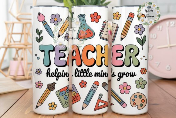 Groovy Teacher 20oz Tumbler Wrap