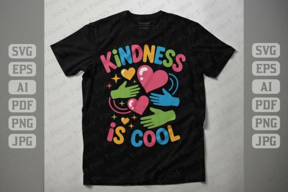 Kindness is Cool Positive Message Graphics