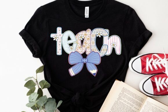 Preppy Teacher Floral Coquette Png