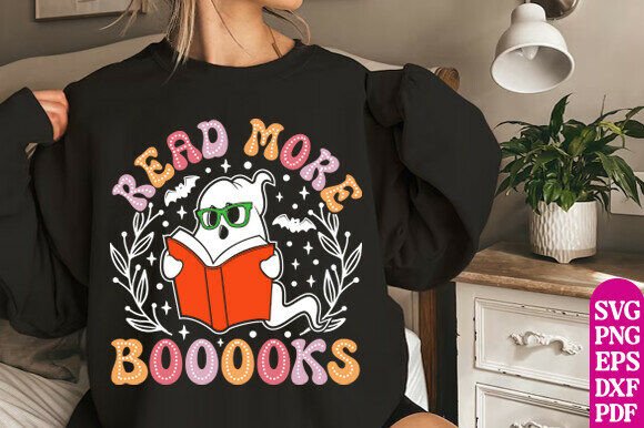 Read More Books Spooky Teacher Shirt Graphics