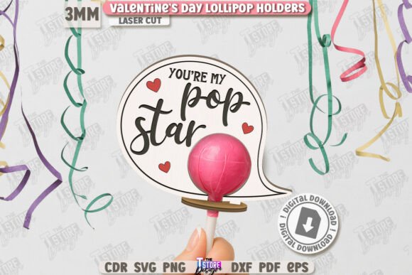 Valentine’s Day Lollipop Holder CNC