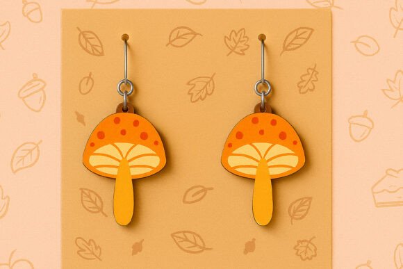 Yellow Squash Earrings SVG: Laser Cutting Meets Earring Design